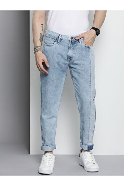 The Indian Garage Co By Styli Men Dad Fit Paneled Jeans