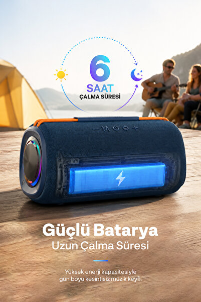 woyax Bluetooth Hoparlör 30W Kablosuz Oval Speaker Güçlü Ses Yüksek Bass Taşınabilir Ses Bombası USB TWS Büyük Küçük Boy