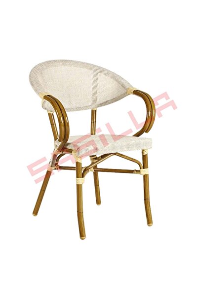 sasilla Alüminyum Bambu Rattan Sandalye