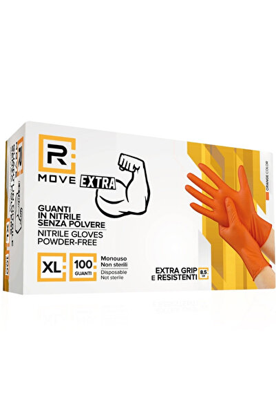 Thinq Set 100 manusi de lucru din nitril, RMove, fara pudra, Full Grip, 8.5 g...