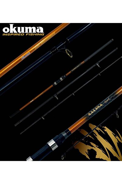 Okuma Salina Surf 14' 420 cm 100-200 gr 3 Parça Surf Kamışı