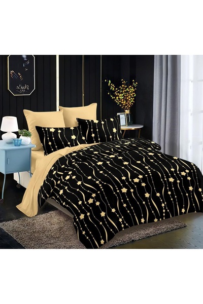 CHIRASO Комплект спално бельо, FINET, 6 части Класически чаршаф 230x250см, Пл...