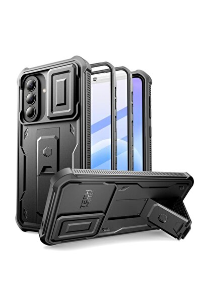 Tech-Protect Husă robustă Kevlar Cam+ pentru Samsung Galaxy A57 5G, Negru