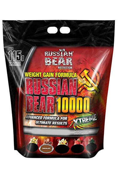 RUSSIAN BEAR 10000 Weight Gainer, Chocolate, 15 LB
