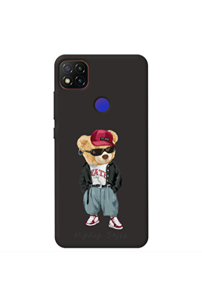 Other Xiaomi Redmi 9c Hip hop style Black Colored Silicone TPU Θήκη