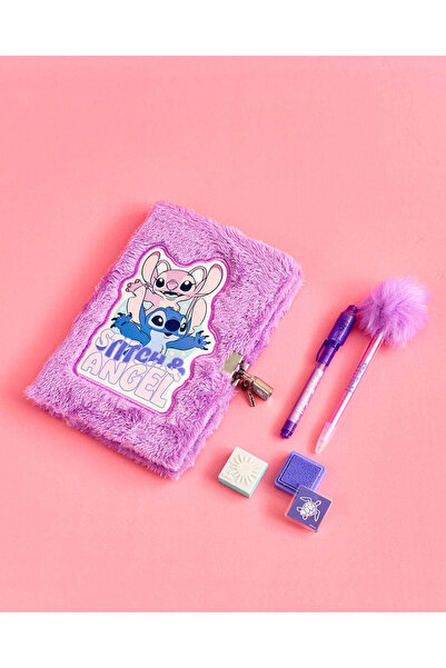 REDTAG Purple Stitch Secret Plush Notebook