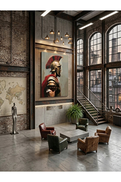BLT DİZAYN Pictură tematică cu soldați romani și echipament militar – Decoraț...