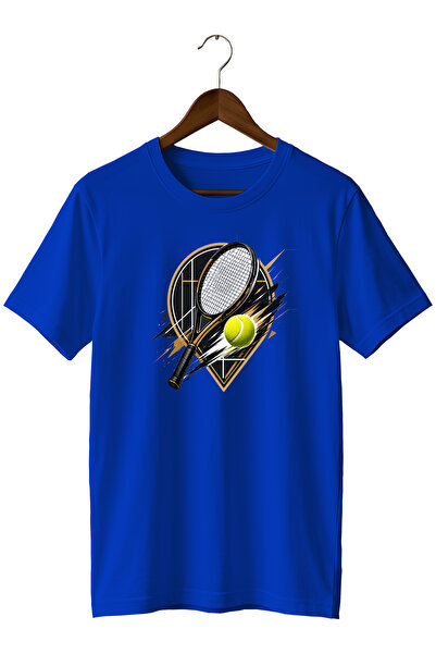 remonz Dynamic Tennis Printed T-Shirt Sports Court T-Shirt