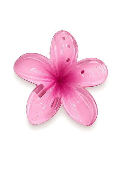 SHAKA Pink Shk2007 Lotus Flower Figured Hair Clip