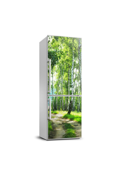 Decormat Autocolant pe frigider padurea de mesteacan 60 x 180 cm