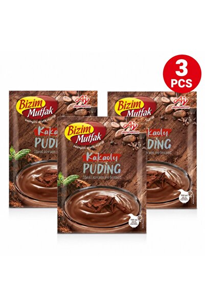 Bizim Budinca Praf cu Aroma de Cacao Set 3 Buc 143 Gr