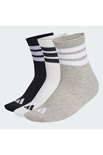 adidas Multicolored Unisex Socks Kc9618 3S Ess C Mid 3P