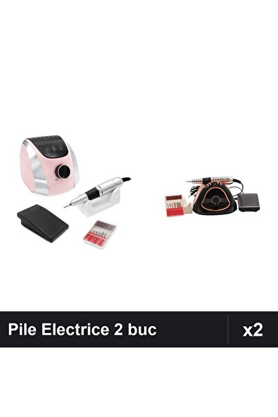 NAİLS Set 2 Pile Electrice Profesionale Manichiură Pedichiură 68W 35000-45000...