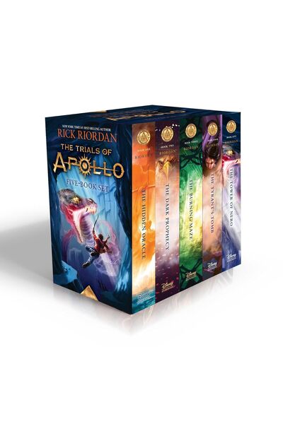 Disney-Hyperion Trials of Apollo, the 5-Book Hardcover Boxed Set by Rick Rior...