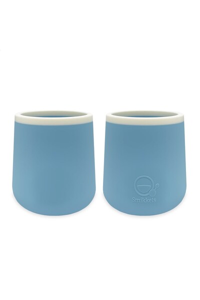 Smikkels Σετ 2 τεμαχίων κυπελλάκια σιλικόνης. 175 ml Μπλε