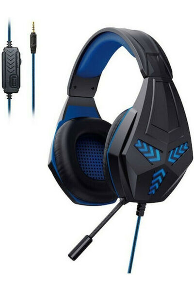 Komc M204 Ακουστικά Gaming Περιφερικά το Αυτί με Σύνδεση 3.5mm Μπλε