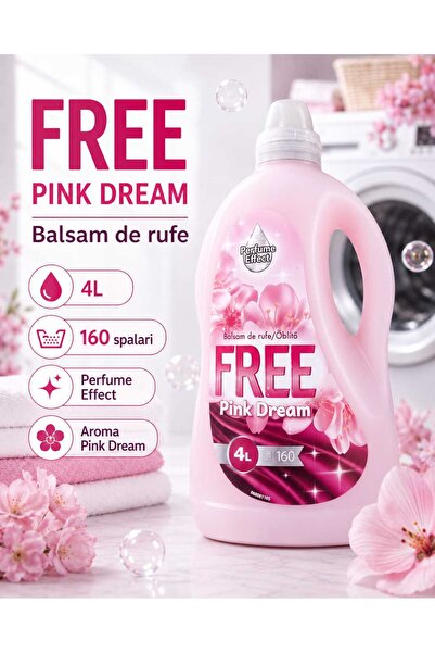 FREE Balsam de rufe Pink Dream, Perfume Effect, 4 L, 160 spalari