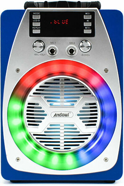 Andowl Q-YX606 Μπλε Ηχείο Καραόκε