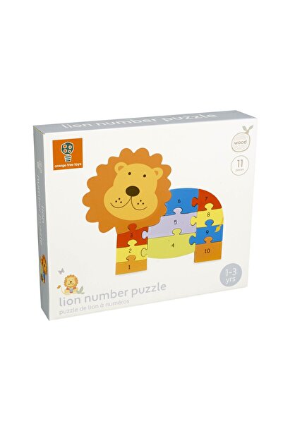 Orange Tree Toys Παζλ Αριθμών Λιοντάρι -