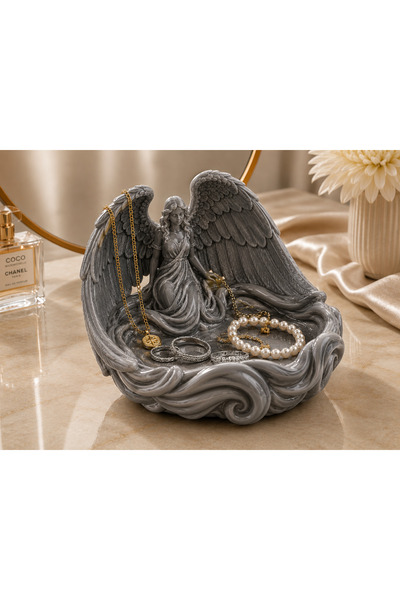 farist Jewelry Organizer with Angel Figure |   Decorative Jewelry Stand |   1...