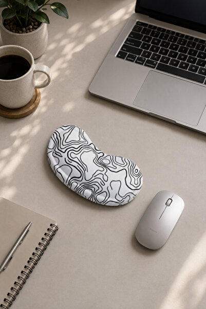 Boldy Suport pentru încheietura mâinii pentru mouse - Mousepad anti-alunecare...