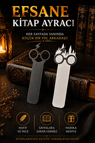 Major Hobi Harry Potter Themed Bookmark 3D Printing Magic Bookmark Set of 2