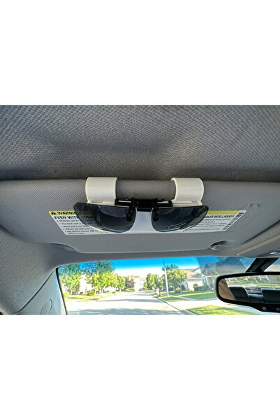 Noveria Tech Sun Visor and Card Holder - Car Eye Accessory with Sun Visor Clip