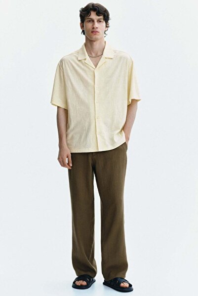 H&M Relaxed Fit Jacquard-jersey resort shirt
