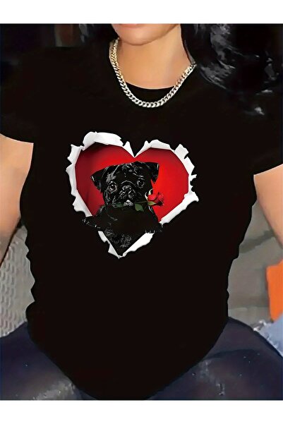 1001 Line Short Sleeve T-Shirt With Heart Design | Durable Comfortable, Ideal...
