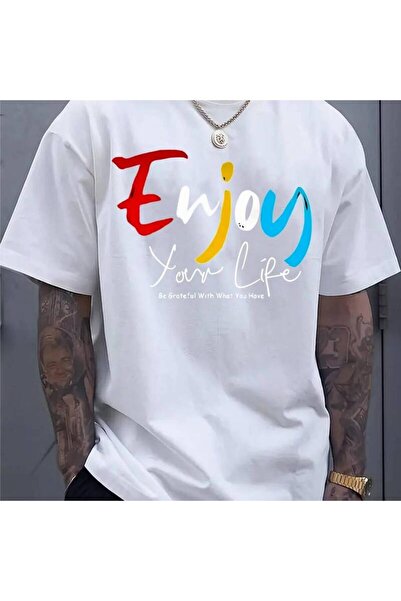 LİNA06 Men's Trendy Crew Neck T-shirt, Versatile Short-sleeved, Suitable for ...
