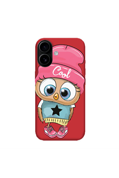 Other Apple Iphone 16 plus Cool Star Red Colored Silicone TPU Θήκη