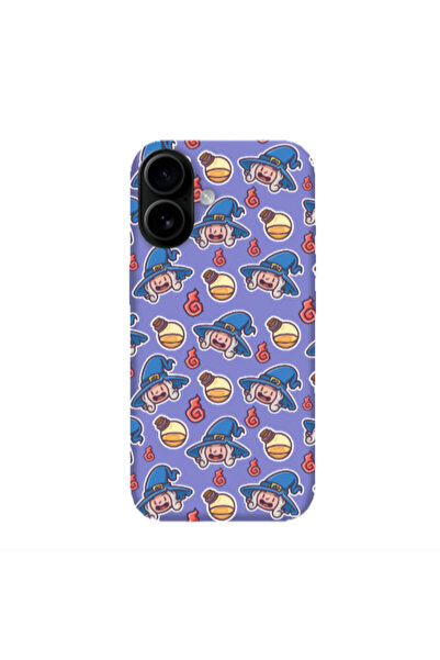 Other Apple Iphone 16 plus Sweet Witch Purple Colored Silicone TPU Θήκη