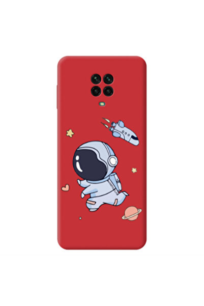 Other Xiaomi Redmi Note 9 Pro Aduket Red Colored Silicone TPU Θήκη