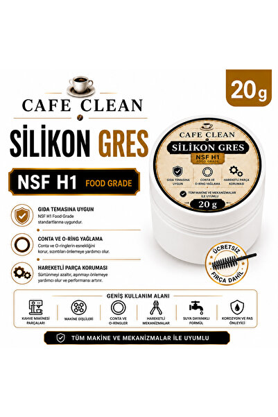 Cafe clean Silikon Gres | Hareketli Parçalar İçin Koruma ve Yağlama 20 Gr