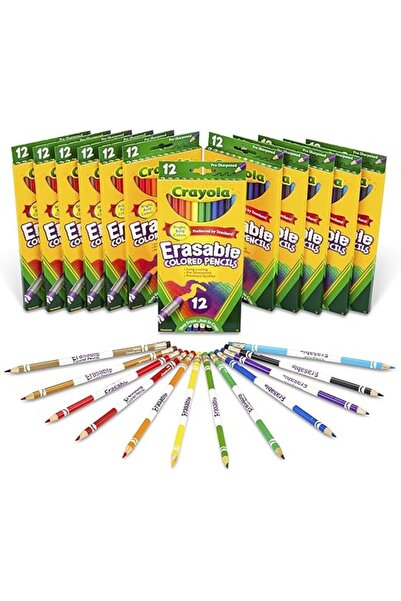 Crayola Erasable Colored Pencils | 12 Count, School & Art Gift