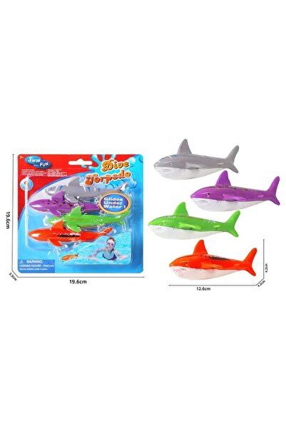 Mondo Diving Shark Toys 4 Pcs