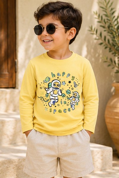 ETEN Boys Graphic T Shirt L/S, 18M