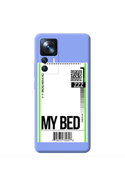 Other Xiaomi Mi 12T My Bed ZZZ Light Purple Colored Silicone TPU Θήκη