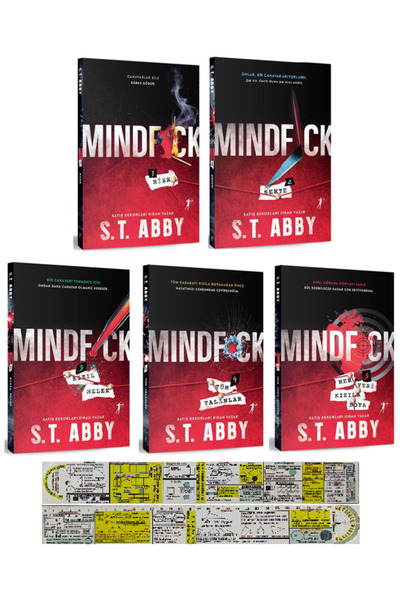 Artemis Yayınları Mindfck 1-2-3-4-5 Set S. T. Abby + Özel Cetvel