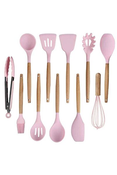 Generic SHRAVELLE High Quality 12-Piece Silicone Kitchen Utensils Set with Ba...