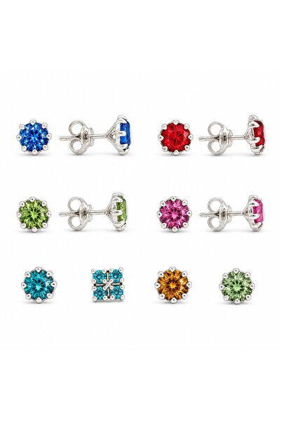 JOLIE Cercei din Argint 925 cu Zirconiu Diverse modele