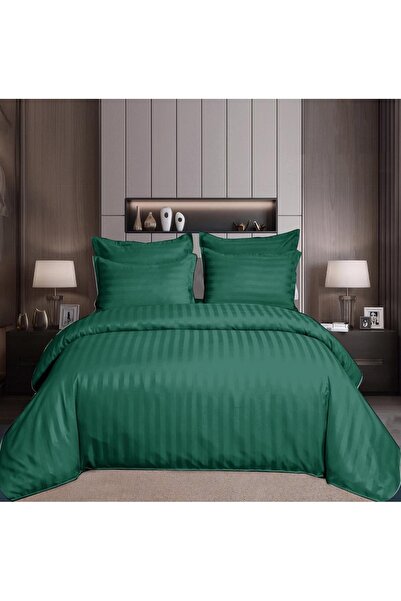CHIRASO Bedding Top Bottom Set , LUX DAMASK, 6 Pieces, Stretchy Sheet 180x200...