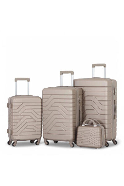 Generic 4Pcs Luggage Set with 360 Degree Universal Wheels - Static Digital Lo...
