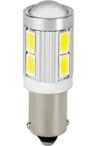 Lampa Λάμπες Αυτοκινήτου BA9S / T4W LED 6500K Ψυχρό Λευκό 9-32V 2 τεμάχια
