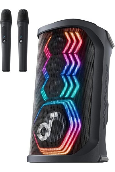 Anker Soundcore Rave 3S 200W Φορητό Ηχείο Πάρτι, Καραόκε AI, IPX4, Μαύρο