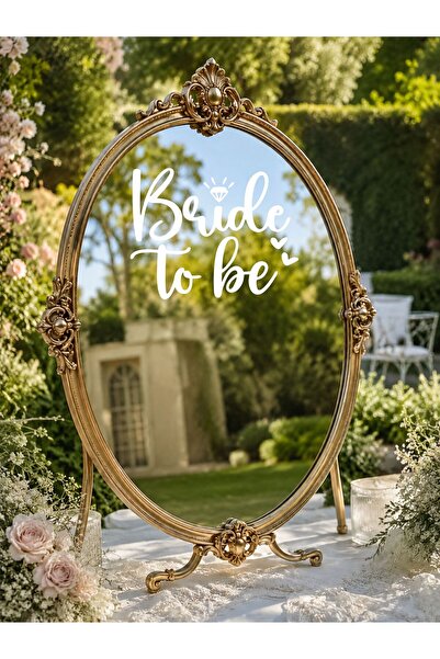 Sinek Kupası Tasarım Bride To Be Yazılı Beyaz Ayna Yazısı Bekarlığa Veda Geli...