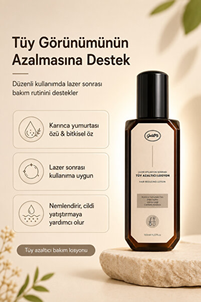 GoldMi Tüy Azaltıcı Nemlendirici Karınca Yumurtası Özlü Cilt Bariyeri Onarıcı...