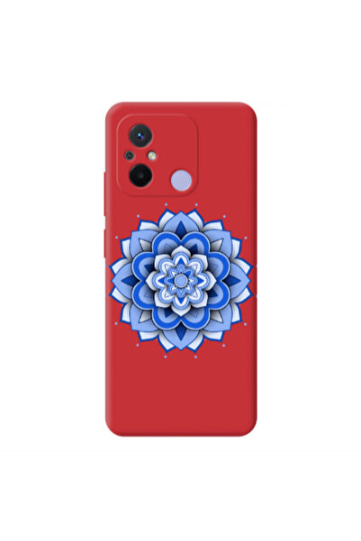 Other Xiaomi Redmi 12C Manadala D9 Red Colored Silicone TPU Θήκη