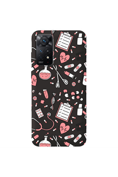 Other Xiaomi Redmi Note 11 4G Laboratory Black Colored Silicone TPU Θήκη