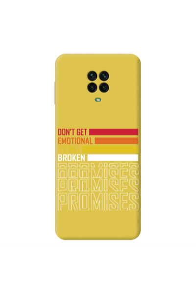 Other Xiaomi Redmi Note 9 Pro Dont Get Emotional Yellow Colored Silicone TPU ...
